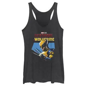 Women's Marvel: Deadpool & Wolverine Claw Pose Racerback Tank Top