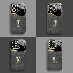 Suitable for [iPhone 12 Pro] New high-end flash letter environmentally friendly silicone mobile phone case New business simple electroplating silicone phone case Affordable anti-fall and anti-fingerprint-888