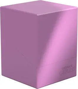 Ultimate Guard Boulder Solid 100+, Deck Case for 100 Double-Sleeved TCG Cards, Lavender, Secure & Durable Storage for Trading Card Games, No Transparency