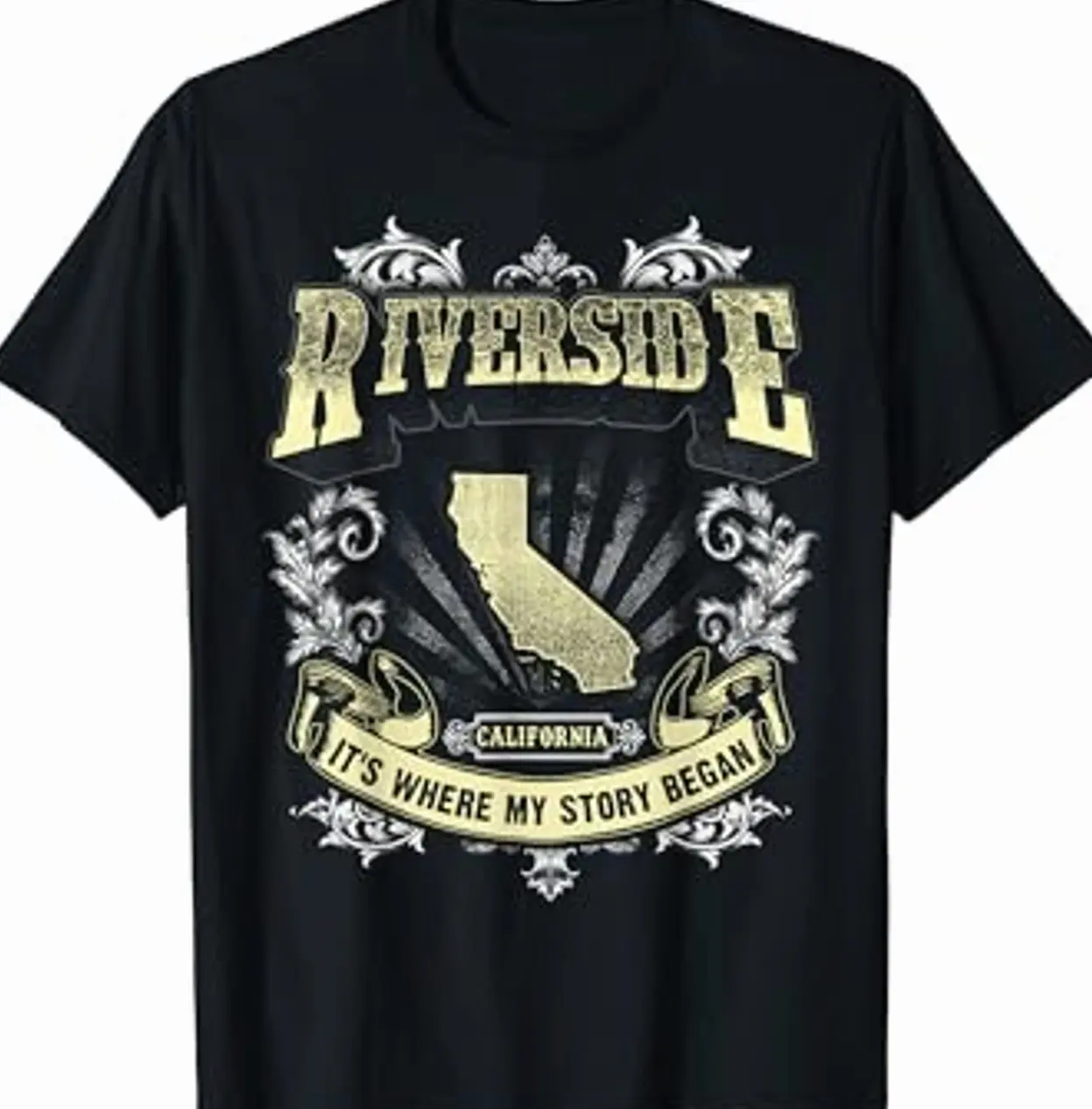 Riverside California It's Where My Story Began T-Shirt IE8