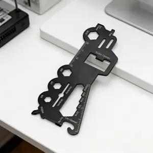 1PC, multifunctional small tool, EDC tool, compact size, easy to store or carry, integrated with screwdriver, hex wrench, bottle opener and other functions, suitable for outdoor or home use, holiday gift