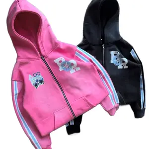 Bleureose Zip-Up Hoodie for Men: Bonnie & Clyde Streetwear Style - Sweaters, Menswear Fashion Outfit unisex hoodie