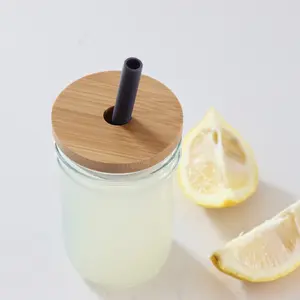 Bamboo Drink Jar Lid - Regular Mouth