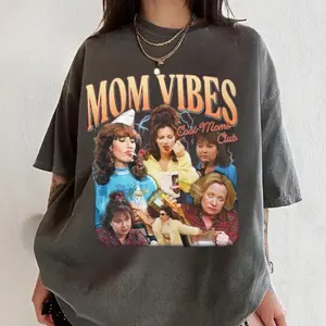 90’s Mom Vibes Shirt, Cool Moms Club T-Shirt, Funny Mom Life Tee, Retro Mother's Day Gift, Vintage Cool Mom Aesthetic Shirt
