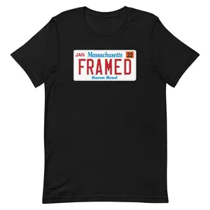 Microdots Official "Framed" License Plate Design - Unisex t-shirt