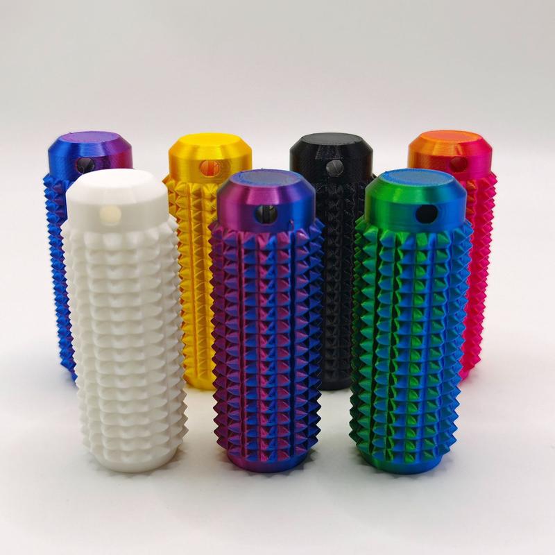 Little Ouchies Fidget, Pocket Mini Fidget Toy, Spiky Grippie Stim Keychain, Venting Key Pendant for AnxietyRelief Positive, Novelty Gifts for Friends Stress Relieving Accessory