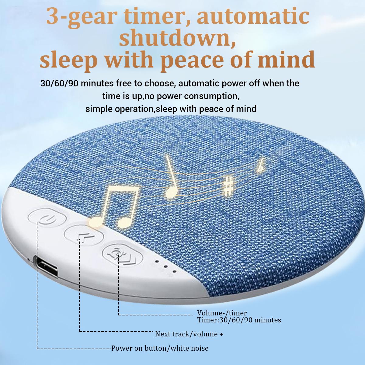 Ultra-thin Bluetooth pillow speaker, Bluetooth, air conduction, white noise sleep aid music and audiobooks.