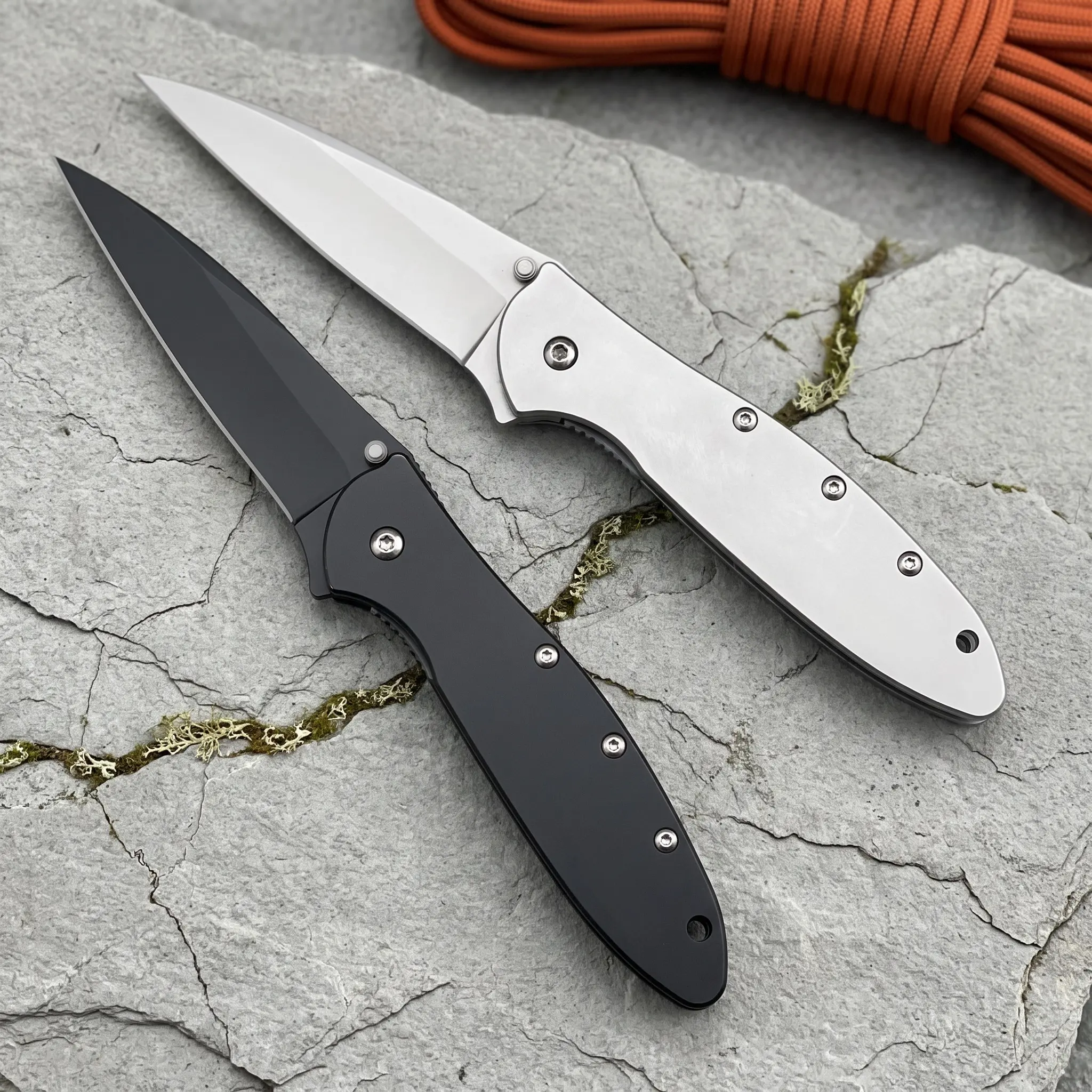 1660 Leek Multifunctional Folding Pocket Knife 4 Styles Assisted Opening Flip Blade Safety Lock Design for Camping Fishing Outdoor Tools Gifts for Men