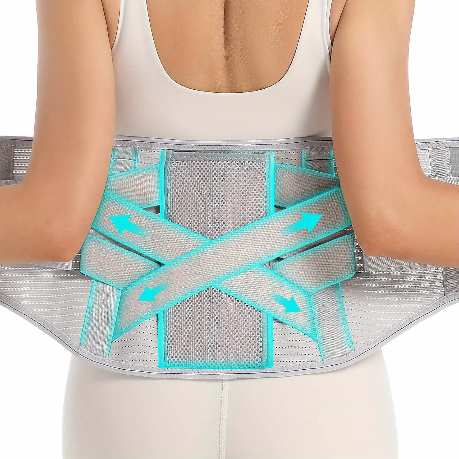 Lower Back Support Belt | Removable Dual-Hardness Inserts And Ergonomic Design, for Men And Women