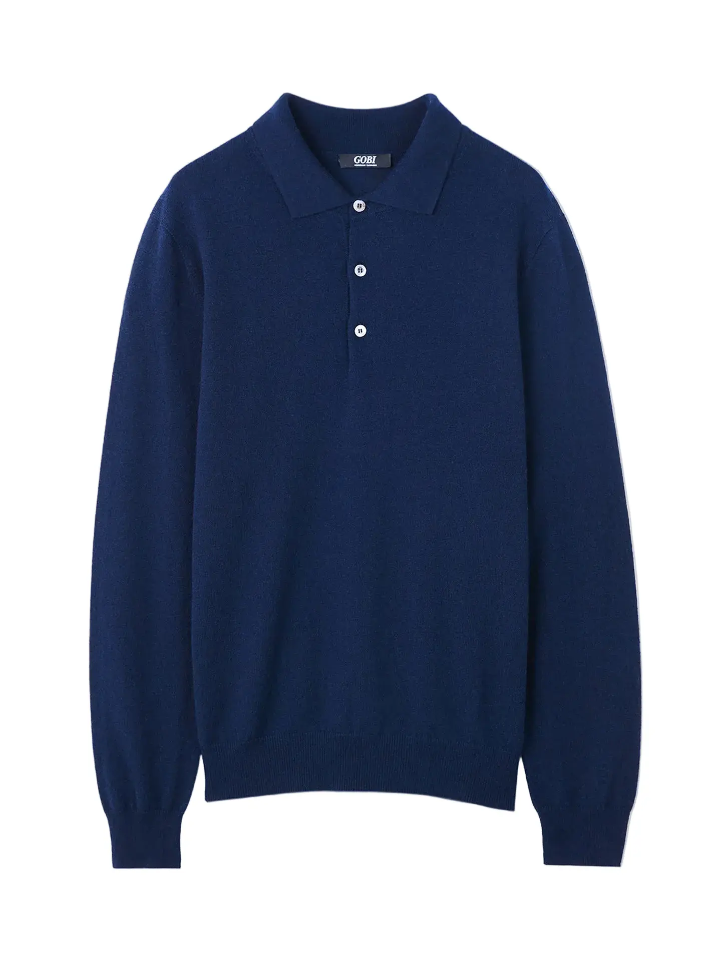 Men's Essential Cashmere Polo Sweater, Casual, Clothes, Refined Softness