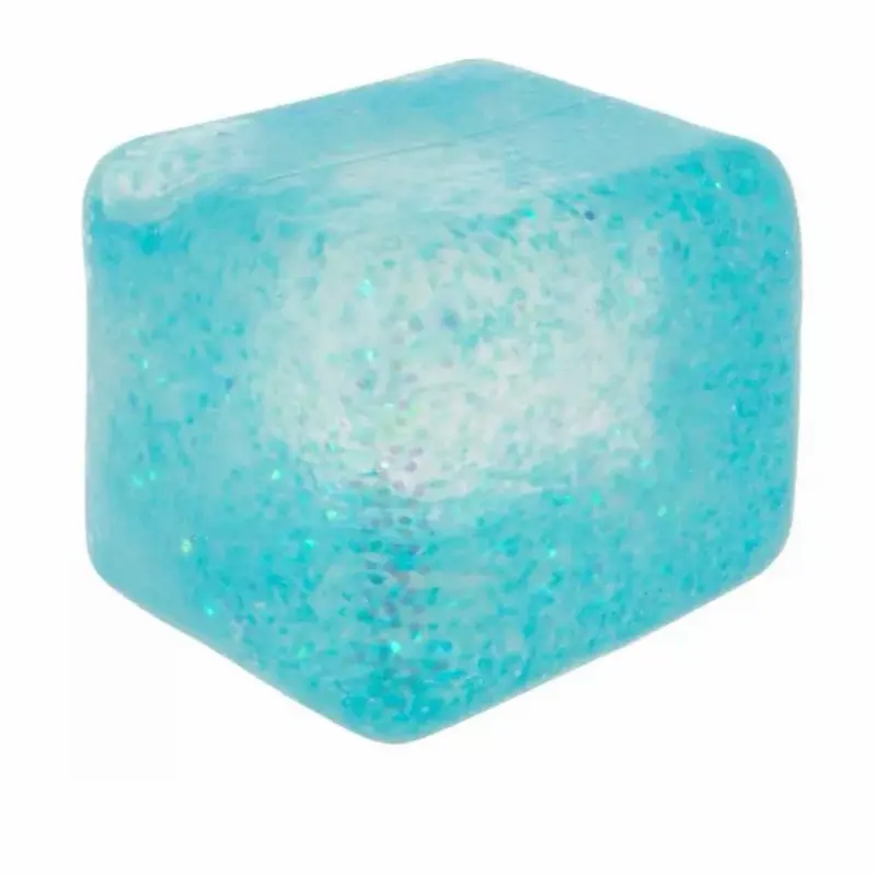 Glitter Squishy Cube- color on screen