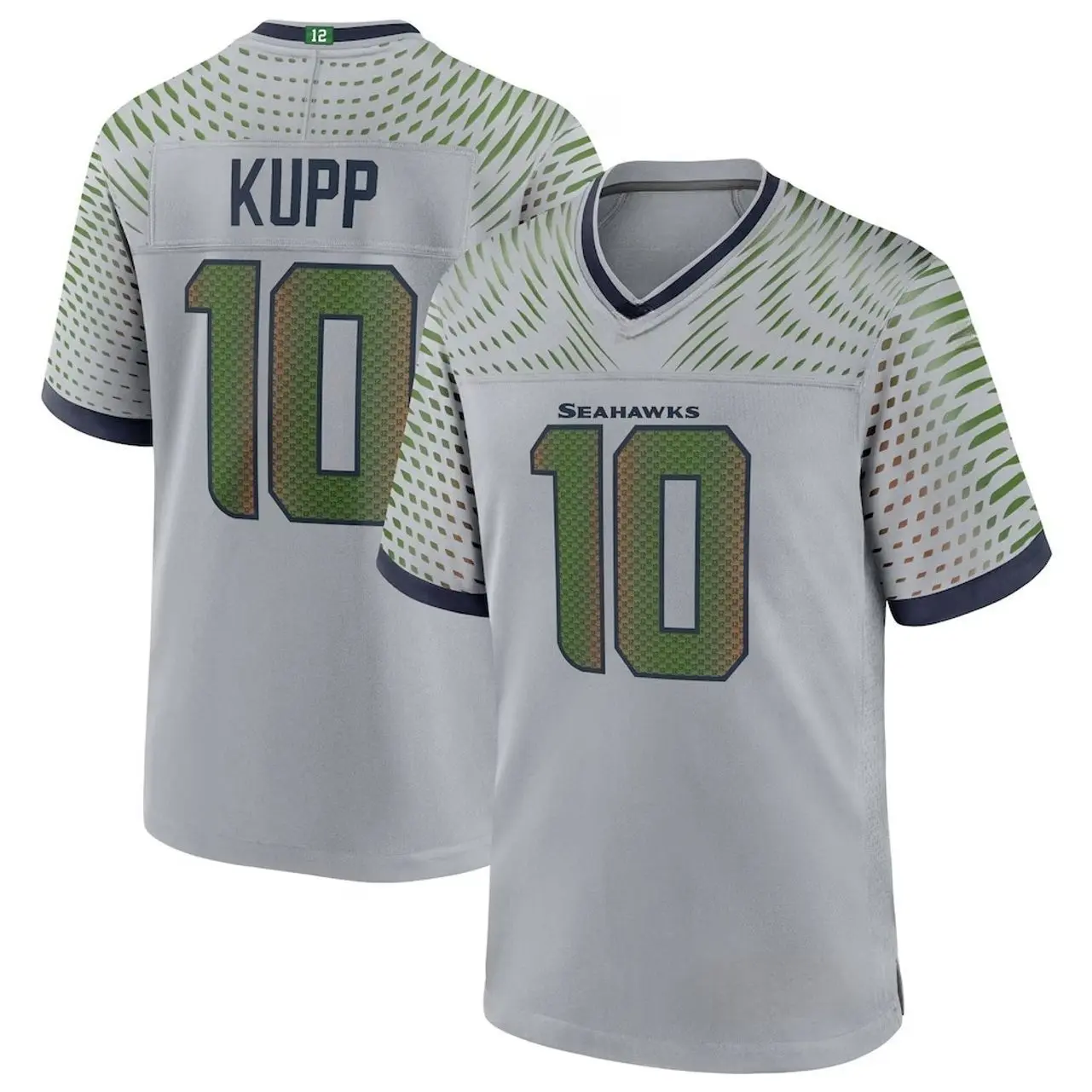 Unisex Football inspired by Kupp 10 Seattle Team 2025 Rivalries Collection Game Jersey - Wolf Gray