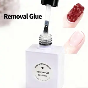 BUBUCANDY 15ML Gel Nail Polish Remover GN-03W Professional Quick 3-5 Minute Removal No Soaking or Wrapping Easy Nail Care Solution