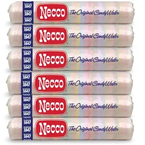 NECCO Original Candy Wafers - Nostalgic Snack, Sweet Assorted Biscuits, 6-Pack, 3-Month Shelf Life