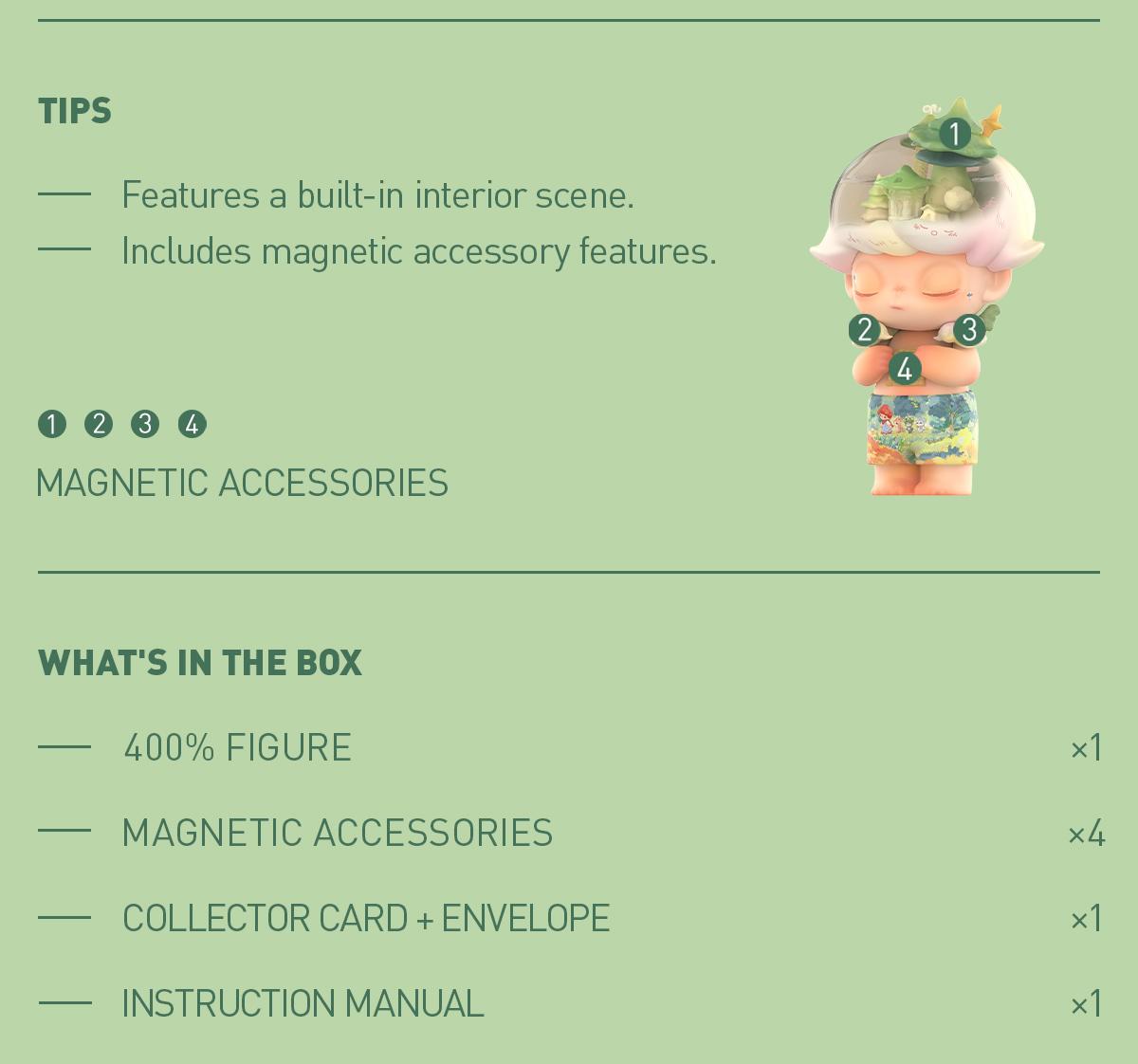 POP MART MEGA JUST DIMOO 400% Meadow of Dreams, Home Decorations
