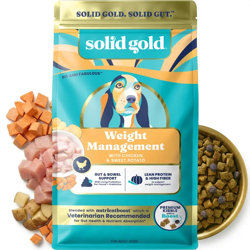 Solid Gold Nutrientboost™ Fit and Fabulous™ Chicken Dry Food for Adult Dogs