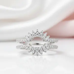Dainty Sunflower Diamond Option Ring Enhancer