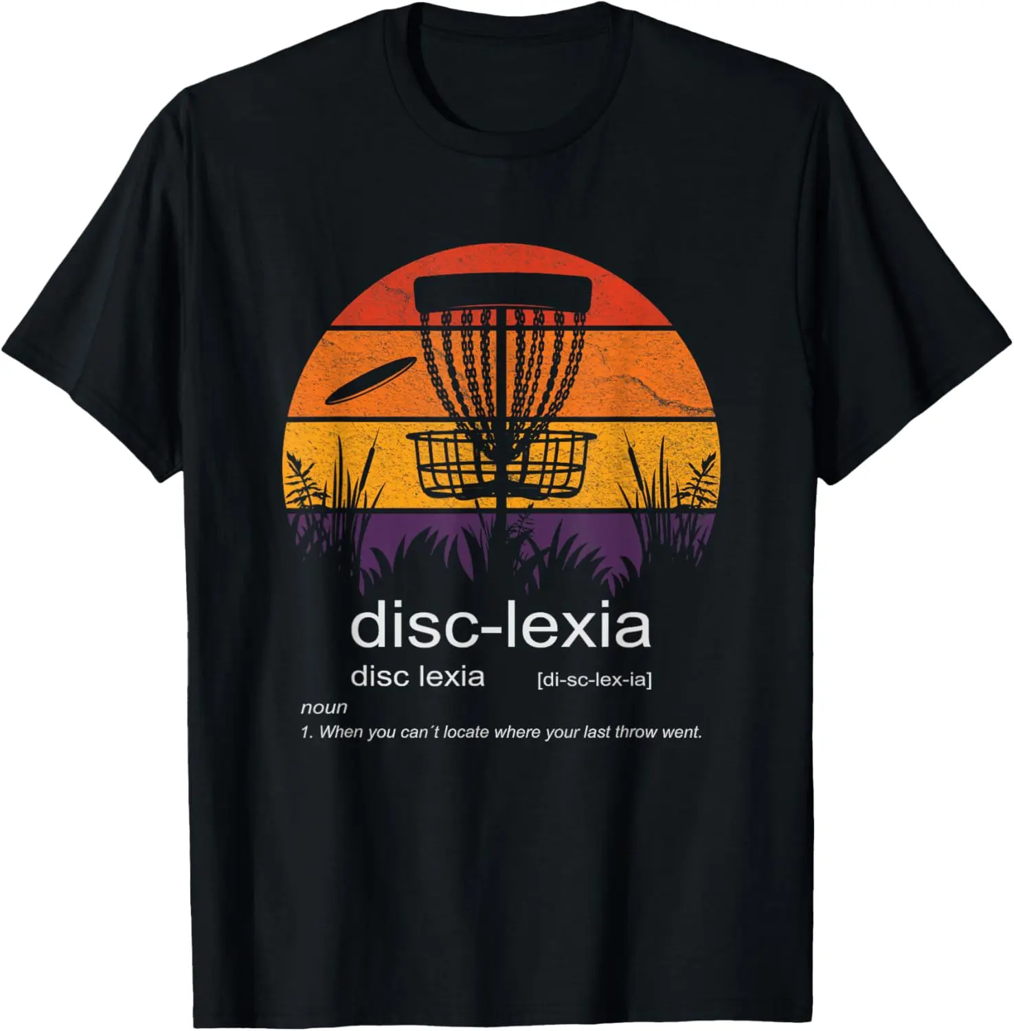 100%cotton Disc Golf disc-Lexia disc Golf Meme Funny disc Golf T-Shirt