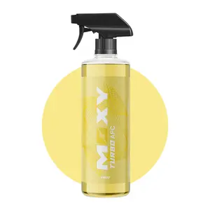 Moxy Turbo APC Ultra-Strength All-Purpose Cleaner Concentrate – Maximum-Power Degreaser for Interior, Exterior, Engine Bays, Tires, Wheels, Vinyl, Plastics & More – Professional Grade Formula for Deep Cleaning, High Foaming, and Fast Results