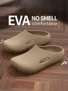 Women's Comfortable Simple Hollow-Out Sandals, Fashion Anti-Slip Non Slip Cute Thick Sole Half-Barefoot Summer Beach Outdoor Wear