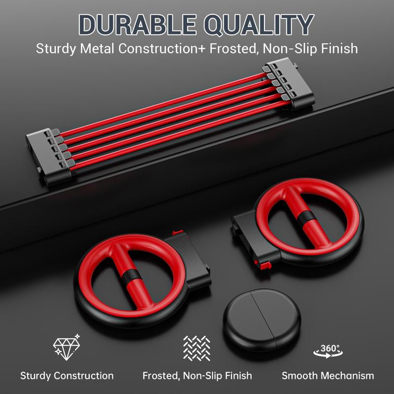 AKLUER 3-IN-1 Multifunctional Upper-Body Trainer (Arm Trainer-Spinning Rotator Burn Machine/ Forearm Trainer for Boxing/Resistance Bands with Handles)Detachable Portable, Flex Core Trainer, Chest & Arm Workout