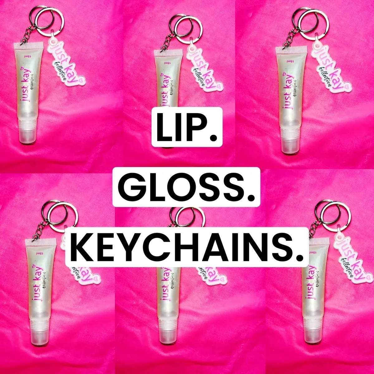 Lip Gloss Keychains