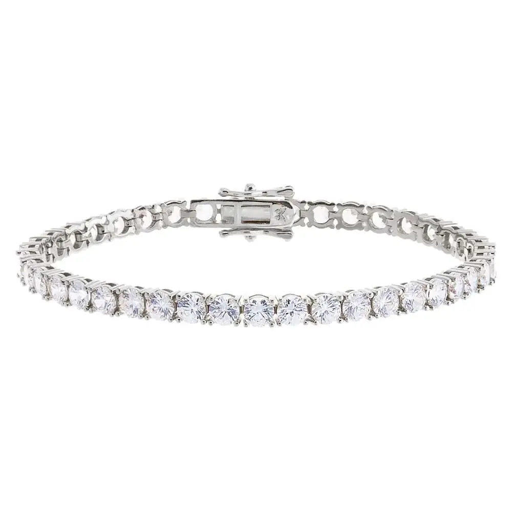 Silver 3mm Tennis Bracelet