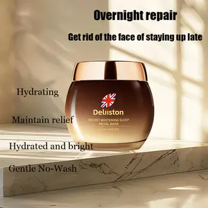 Deliiston-Hydrating，Soothing，First Id For Staying Up Late，No-wash Sleeping Mask，Anti-wrinkle, Firming, Brightening, Anti-sugar