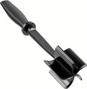Meat Chopper Utensil for Ground Beef - Brilliant Innovation Quickly Breaks Up Frozen Hamburger, Meat, Chicken, Turkey, Mashed Potatoes. Food Grade Nylon, Dishwasher Safe, Heat Resistant - Kitchen Cookware Masher