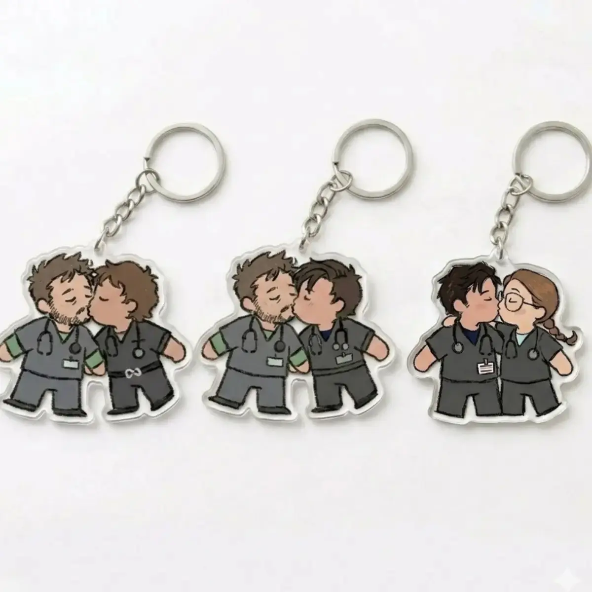 Acrylic Couple Keychains Are A Favorite From The Pitt
