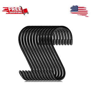 12 Pack 6 Inch S Hooks,Large S Hooks Vinyl Coated Heavy Duty S Hook