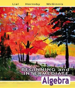 USED-Beginning and Intermediate Algebra by Margaret L. Lial (Hardcover)