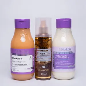 Menta Hair Kit Onion Hair Loss Control Shampoo Conditioner & Hair Tonic Intensive Fortifying Formula 100% Natural 250ml Each