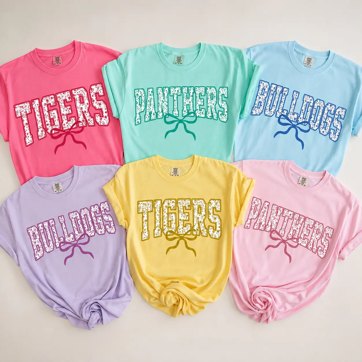 Pls [note] Comfort Colors Custom School Mascot Shirt, Personalized School Logo Tee, Custom Team Spirit Sports Shirt, Back to School Game Day Gift Baseball Basketball