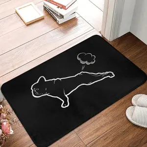 French Bulldogs Entrance Doormat Home Decoration Non-slip Bedroom Floor Mat Balcony Long Rugs Living Room Carpet