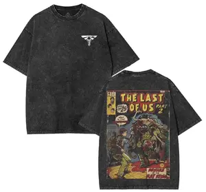 The Last of Us Inspirational graphic tee Fit  T-Shirt Crewneck Menswear Clothes Soft Streetwear Top Gamis Tshirt Tropical men gifts