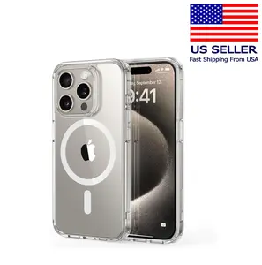 ESR for iPhone 15 Pro Max Case, Compatible with MagSafe, Military-Grade Protection, Yellowing Resistant, Scratch-Resistant Back, Magnetic Phone Case for iPhone 15 Pro Max, Classic Series, Clear