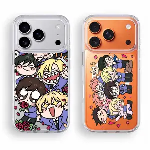 Ouran High School Host Club Magnetic for iPhone 17/16/15/14/13/12/11 Xs Pro Max Plus AIR Case, Compatible with MagSafe, for Samsung S22/S23/S24/S25/PLUS/ULTRA/FE phone casing Transparent shockproof protective case,Gift for Ouran High School Host Club