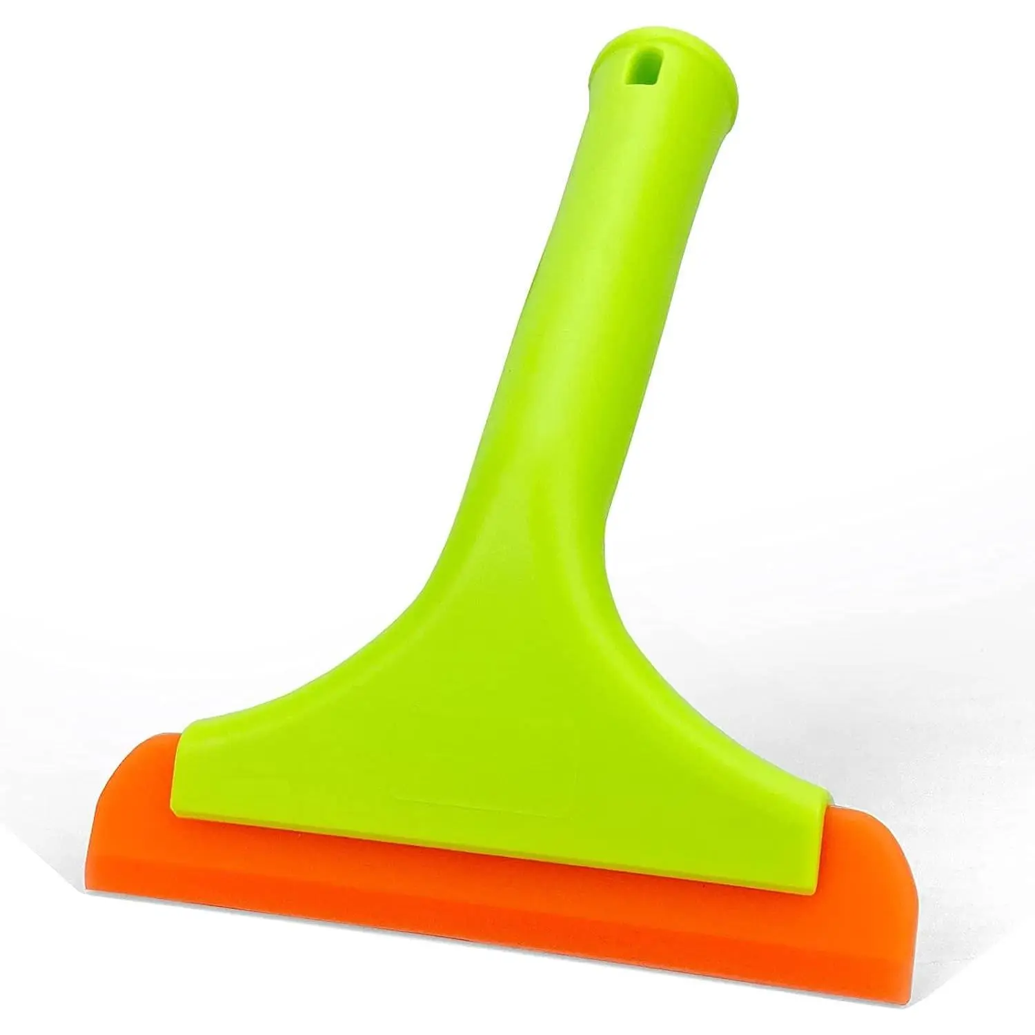 Unisex Super Flexible Silicone Squeegee - 5.9'' Blade, 7.5'' Long Handle - Auto Water Blade for Car Windshield, Home Window, Glass Door
