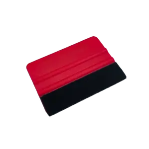 Vinyl Squeegee with Felt Edge  - Vinyl Wrap, Sticker, Decal, Tint Application Tool Plastic Smooth Installation