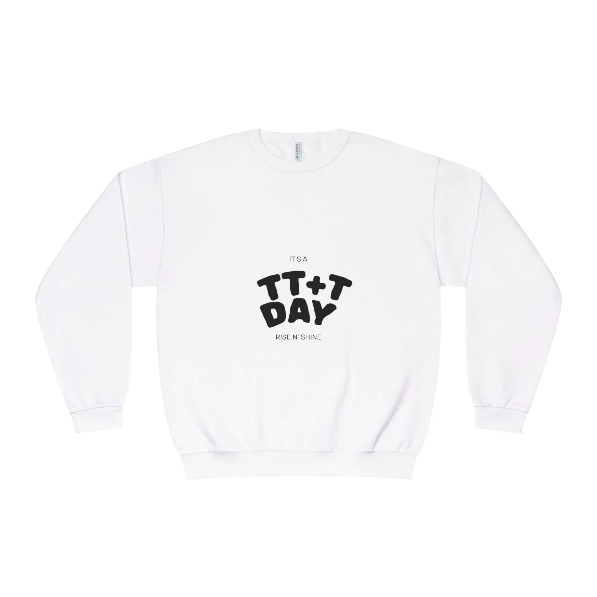 Unisex Crewneck Sweatshirt, Soft Medium-Heavy NuBlend® Fleece, Pre-Shrunk Cotton Polyester Pullover, Regular Fit, Tops, Fabric, All-Year Wear, Nublend® Mix, Quarter-Turn, Round Neck