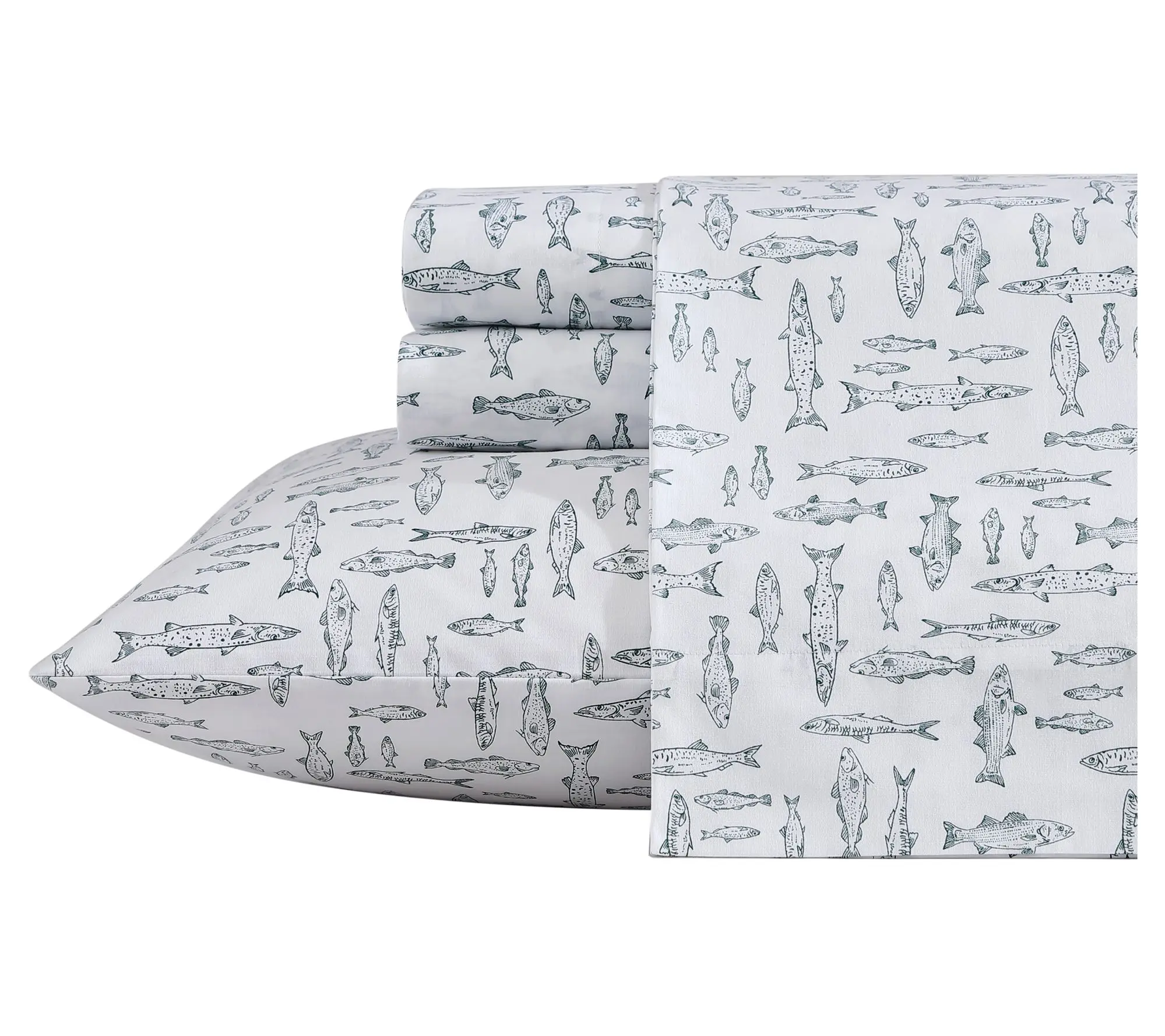 Eddie Bauer Albright Green Twin Sheet Set
