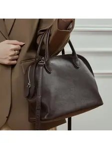 Niche design retro cowhide fashion shell handbag versatile new old money wind large capacity shoulder handbagPerf Power SHOP Casual Handbag