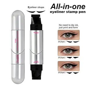 Rotating Eyeliner Stamp Pen – Quick Everyday Makeup Tool, Waterproof Wing Stamp & Precision Liner for Natural, Lifted & Bold Cat Eye Looks