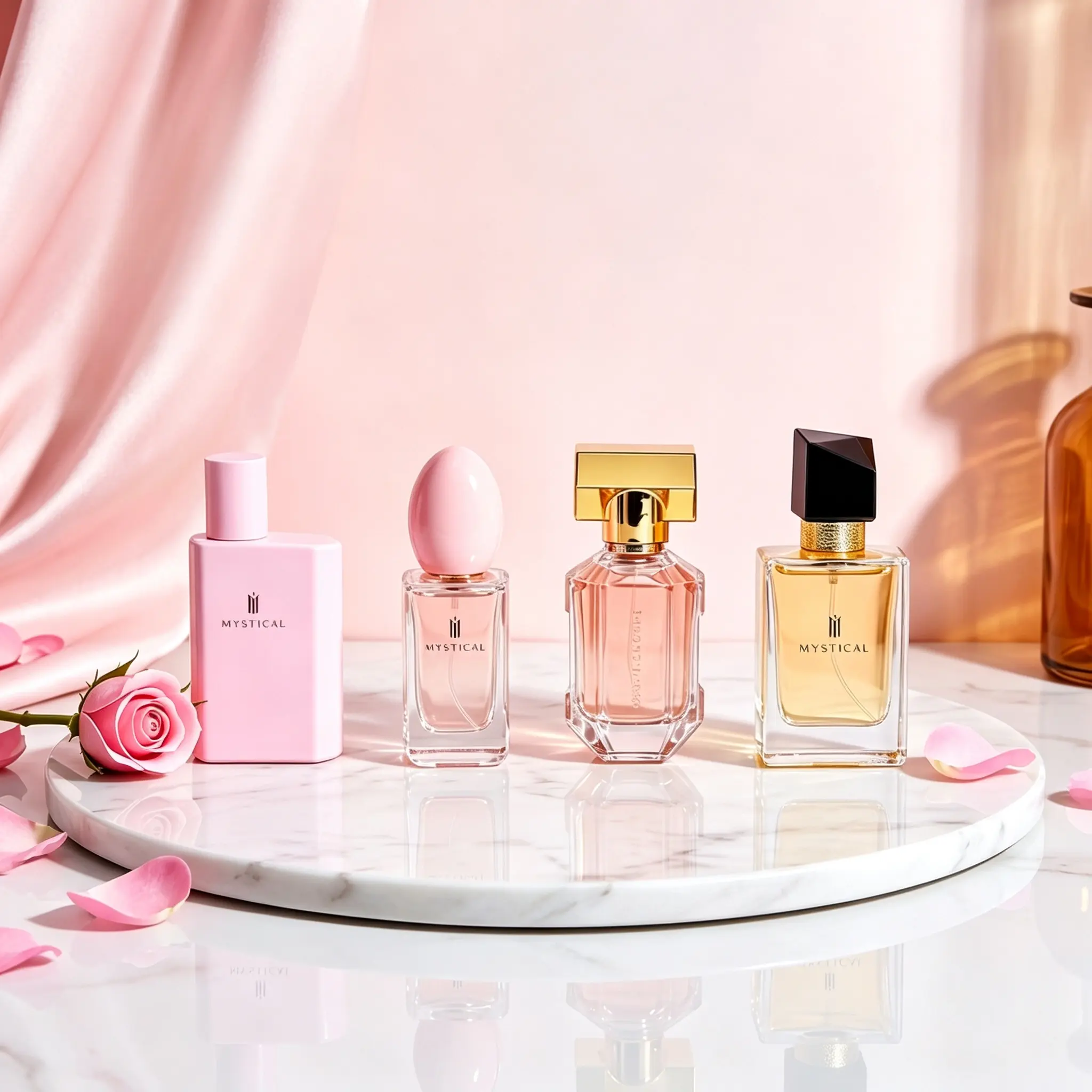 4-Piece Perfume Gift Set, 4×30ml Fragrance Collection, Floral Gift Packaging, Elegant Long Lasting Eau de Parfum, Perfect Present for Birthday & Special Anniversary