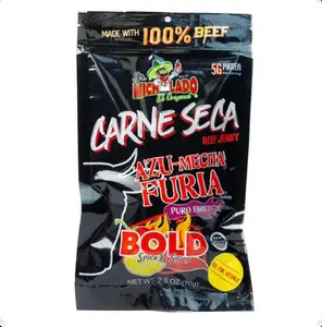 Sr. Michelado Carne Seca - Crunchy Beef Jerky - Azu Mecha Furia BOLD 2.5oz