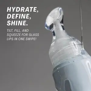 The Outset Lip Oasis Glossy Treatment Fragrance-Free Hydrating Lip Moisturizer with Hyaluroset Complex Vegan Clean Beauty Smooth Shine 10 mL - Moisture Hydrate