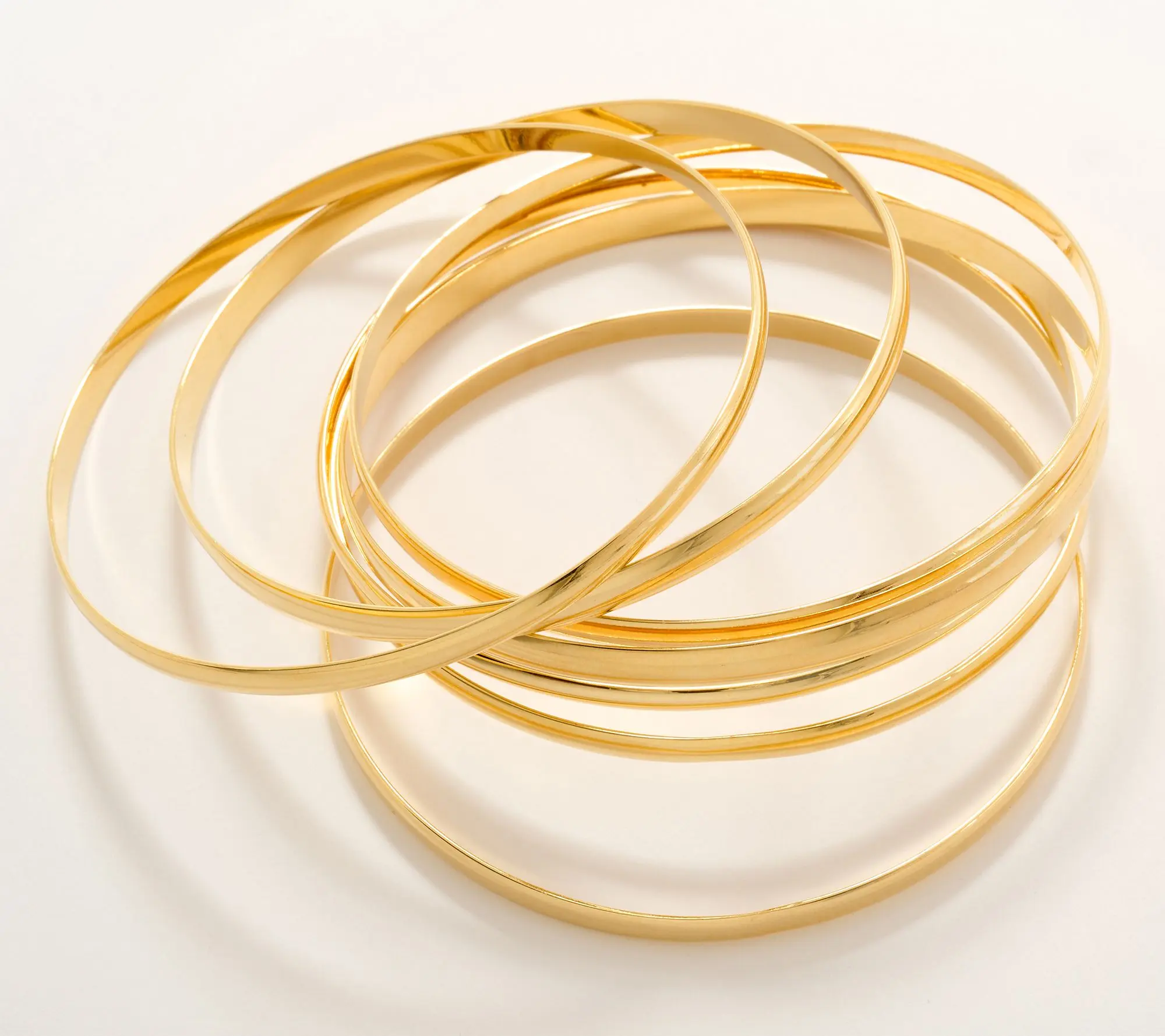 David Markstein Premiere Bronze Set of 7 Luxe Slip on Bangles