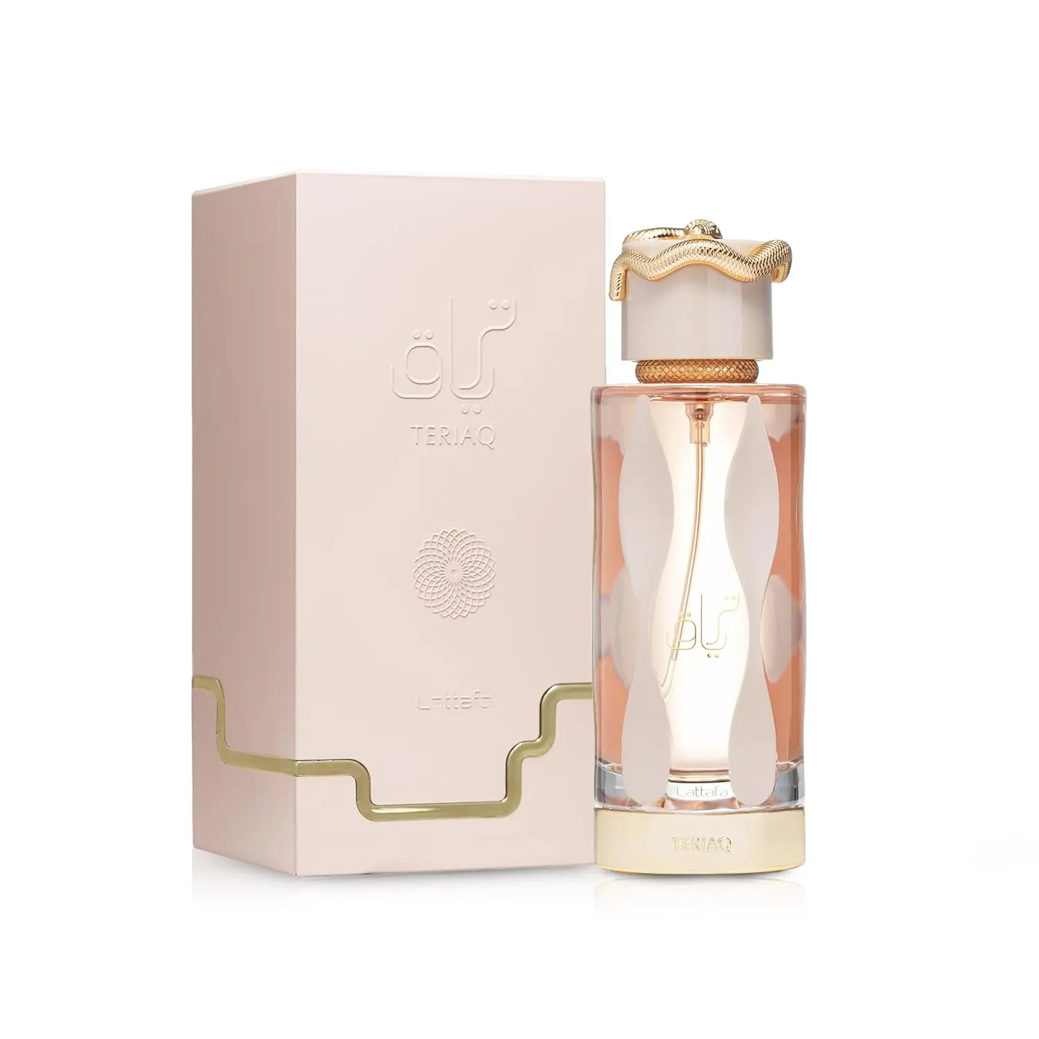 Lattafa Teriaq Eau de Parfum Spray for Unisex 3.4 Oz Perfume Cologne Fragrance Sweet Fruity Gourmand Vanilla