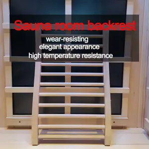 Hemlock round stick Sauna backrest